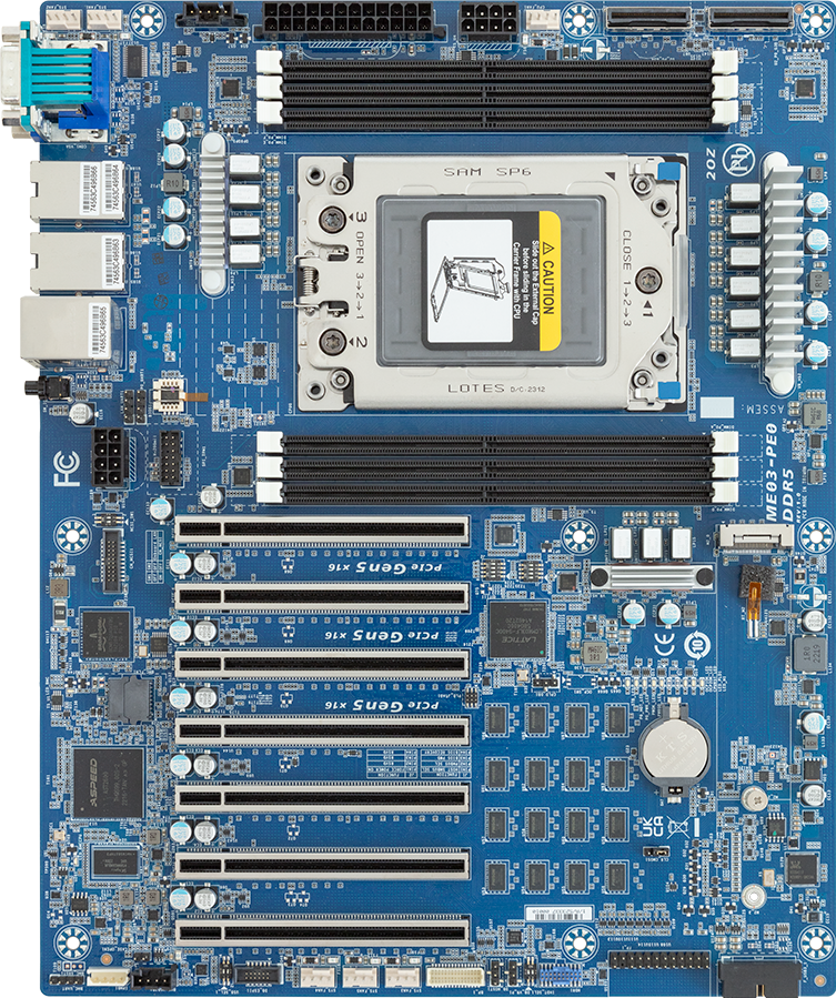 Motherboard - AMD EPYC™ 8004 - ATX UP - ME03-PE0