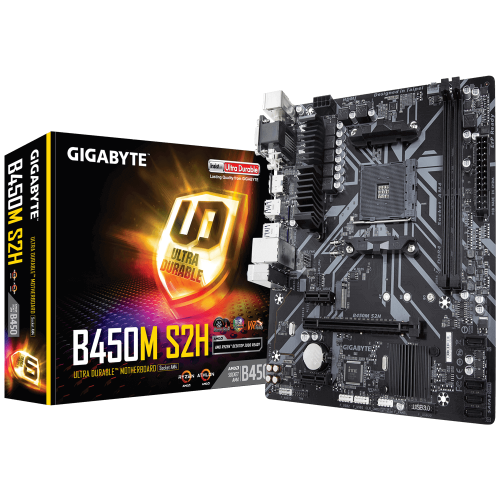 B450M S2H (Rev. 1.x) - Преимущества | Материнские платы GIGABYTE