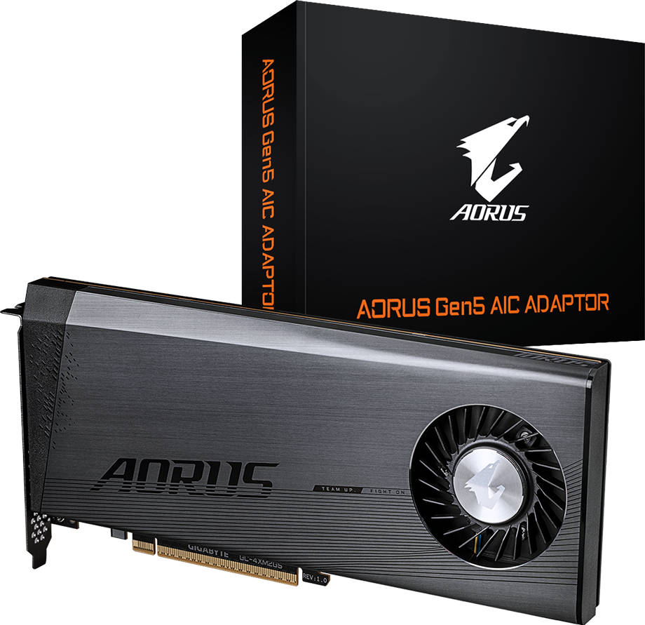 ASUS AORUS SSD拡張 AORUS Gen5 AIC Adaptor - GIGABYTE U.S.A.