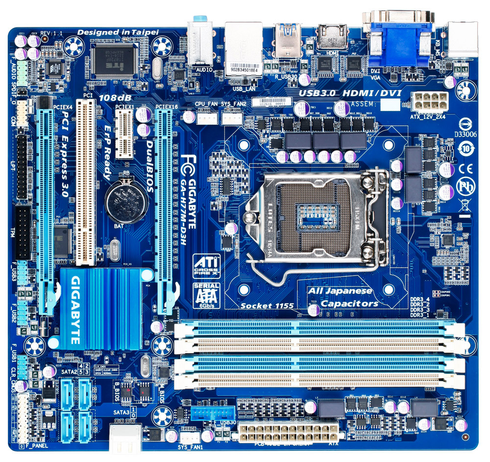 GA-H77M-D3H (Rev. 1.1) - Key features | Motherboard GIGABYTE