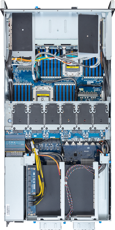 HPC/AI Server - AMD EPYC™ 9005/9004 - 4U DP 10 x PCIe Gen5 GPUs (with PCIe switches) - G494-ZB1-AAP2