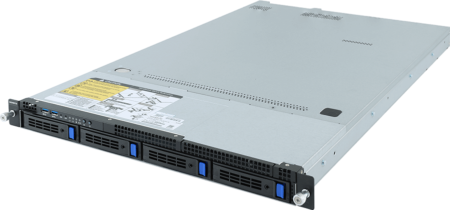 Rack Server - 2nd/1st Gen Intel® Xeon® Scalable - 1U UP 5-Bay SATA/SAS - R161-340