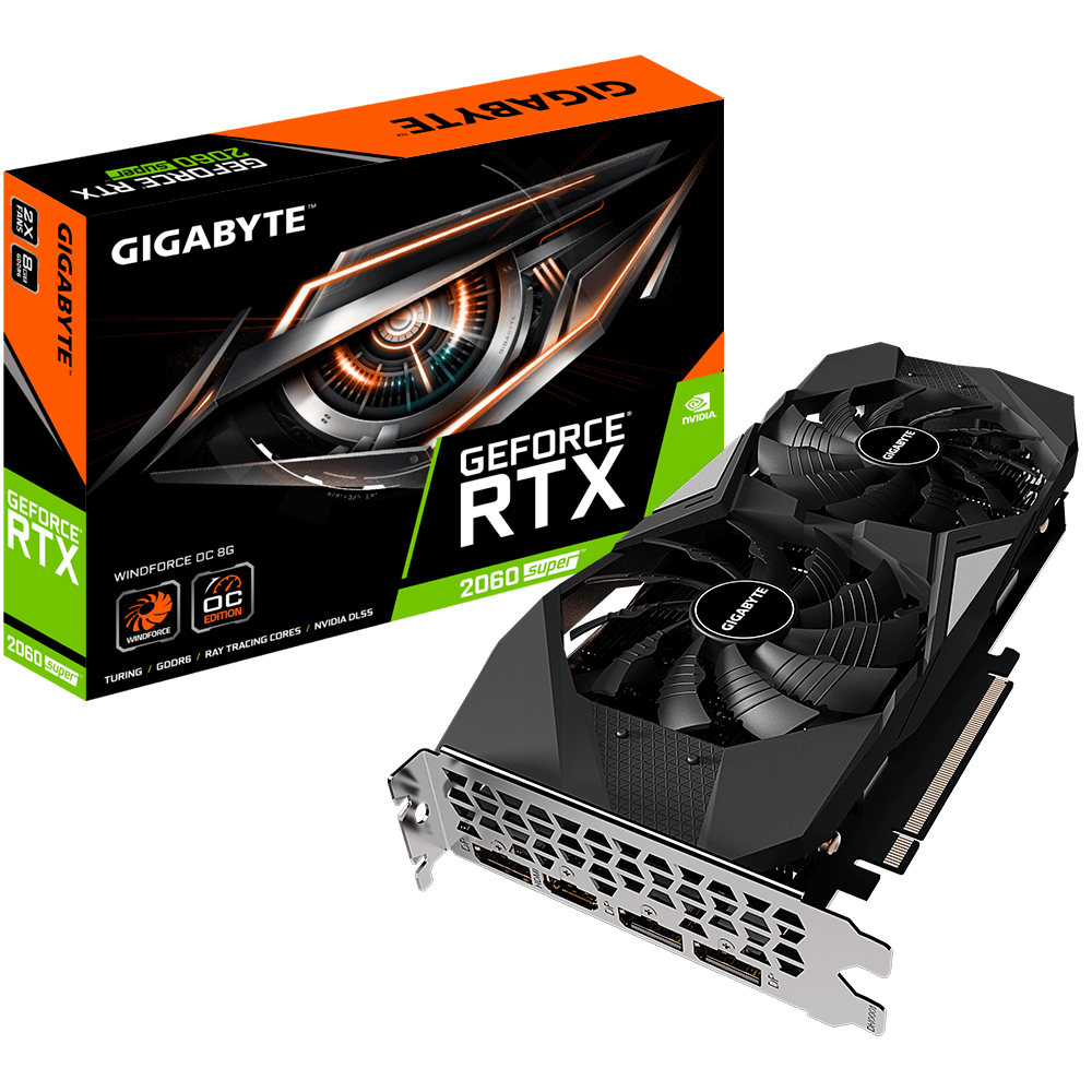 グラフィックボード・グラボ・ビデオカード GIGABYTE RTX 2060 Super Windforce OC 8G GeForce® RTX 2060 SUPER™ WINDFORCE OC 8G (Rev. 2.0) - GIGABYTE Global