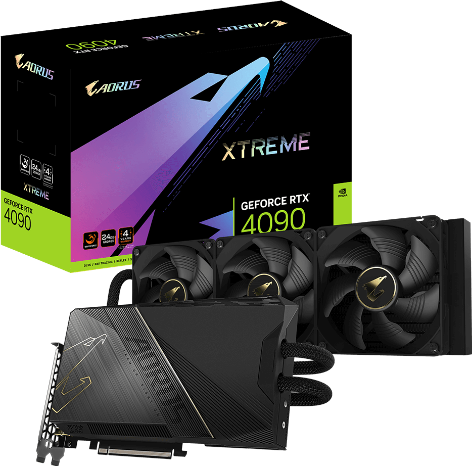 AORUS GeForce RTX™ 4090 XTREME WATERFORCE 24G