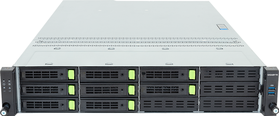 Rack Server - Intel® Xeon® 6 Processors R1S - 2U UP 4 x PCIe Gen5 GPUs - R264-SG2-AAS1