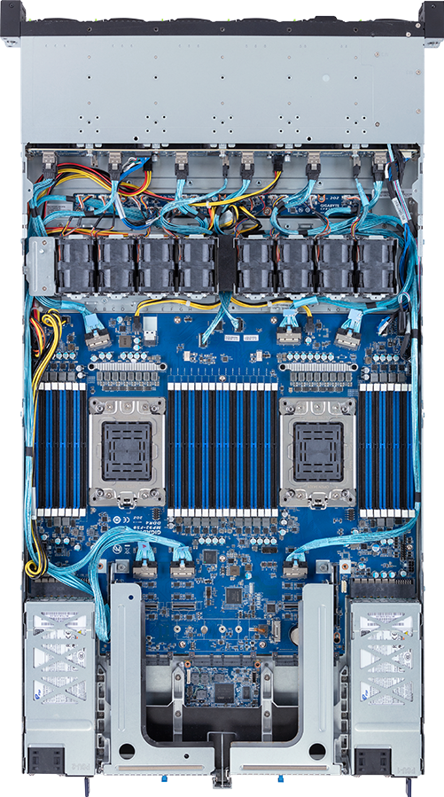 Rack Arm Server - Ampere® Altra® Max - 1U 12-Bay Gen4 NVMe/SATA - R182-P91
