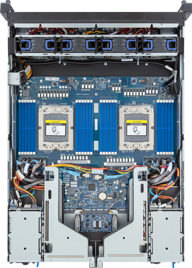 Edge Server - AMD EPYC™ 9004 - 2U DP 4-Bay SATA/SAS-4 Platinum - E283-Z91-AAD1