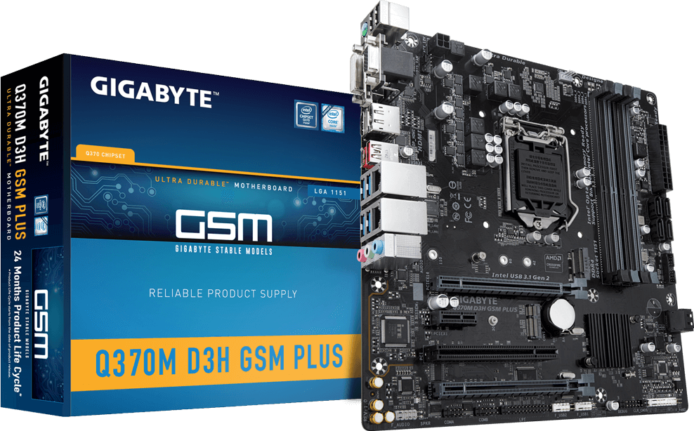 Motherboard - Q370M D3H GSM PLUS