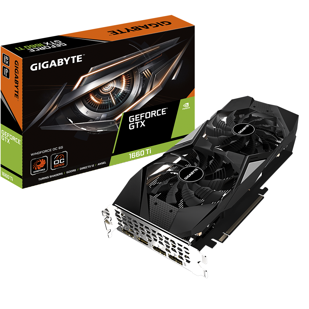 【動作品】GTX 1660 Ti GeForce® GTX 1660 Ti WINDFORCE OC 6G - GIGABYTE Global