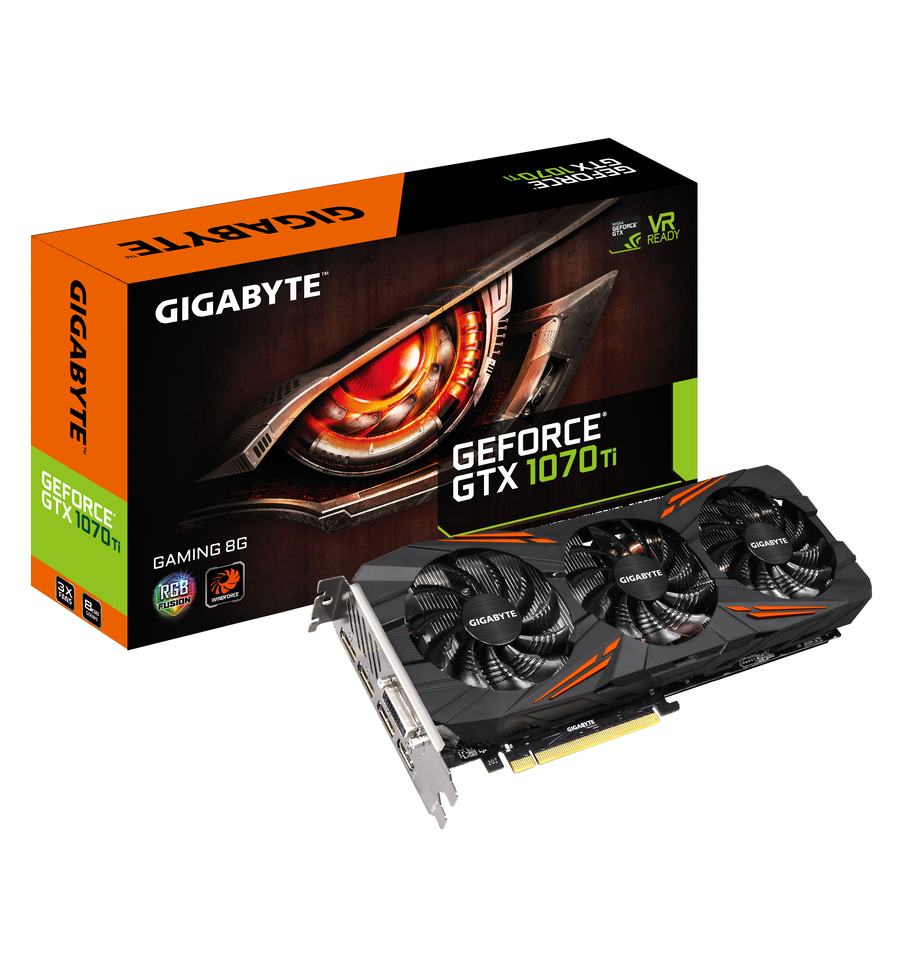 GeForce® GTX 1070 Ti Gaming 8G - GIGABYTE Global