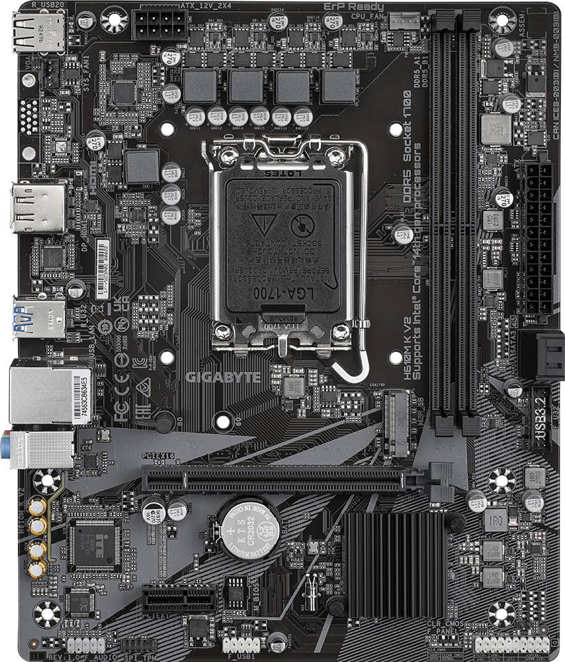 H610M K V2 (Rev. 1.0) - GIGABYTE Global