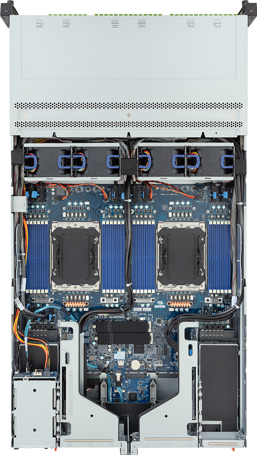 Rack Server - Intel® Xeon® 6 Processors - 2U DP 36-Bay E3.S Gen5 NVMe + 2-Bay SATA/SAS-4 - R284-A91-AAL1