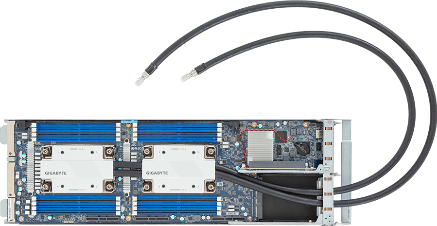 High Density Server - 5th/4th Gen Intel® Xeon® Scalable - 2U 4-Node DP 8-Bay Gen4 NVMe/SATA/SAS 3000W DLC - H263-S63-LAW1