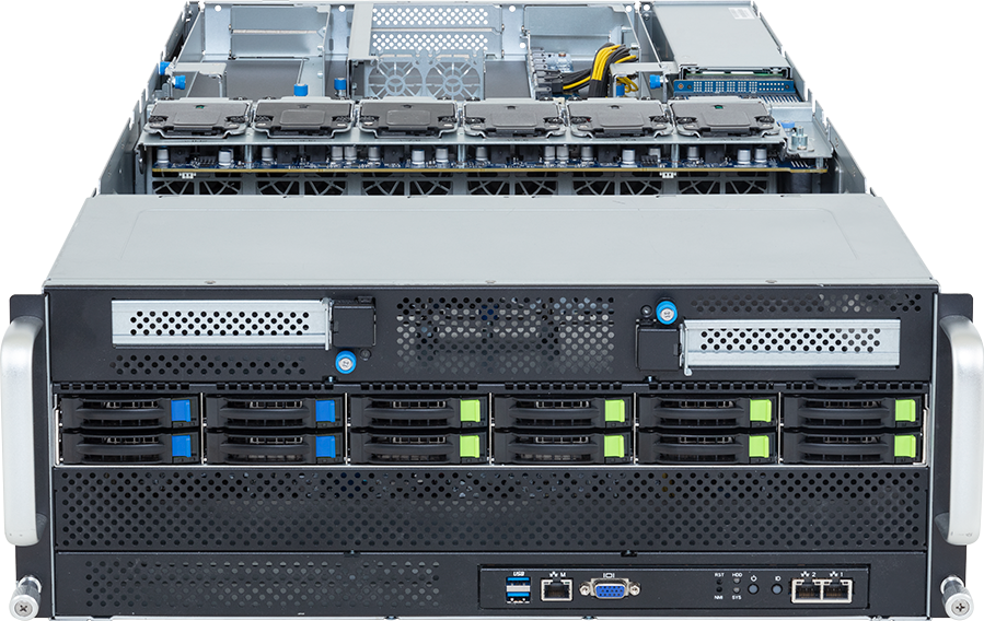 HPC/AI Server - Intel® Xeon® 6700/6500 - 4U DP 8 x PCIe Gen5 GPUs - G494-SB0-AAP2