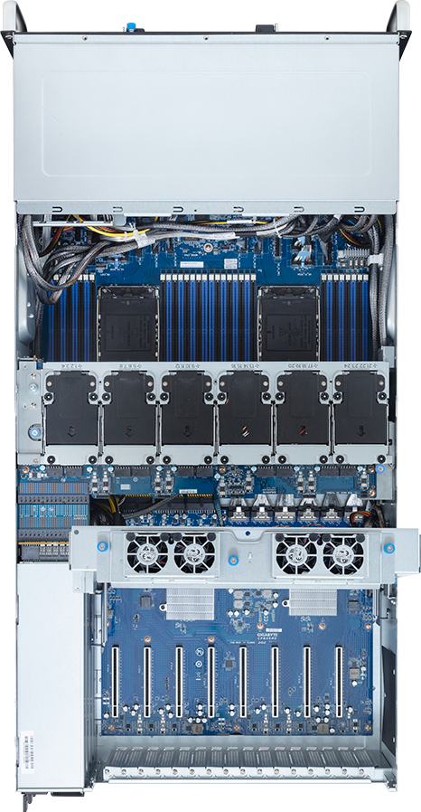 HPC/AI Server - Intel® Xeon® 6700/6500 - 4U DP 10 x PCIe Gen5 GPUs (2 x Root Ports) - G494-SB1-AAP2