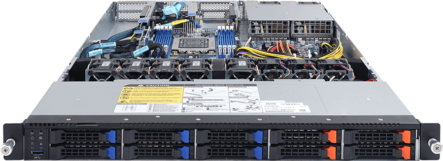 Rack Server - AMD EPYC™ 7002/7001 - 1U UP 10-Bay Gen3 NVMe/SATA/SAS - R162-Z11