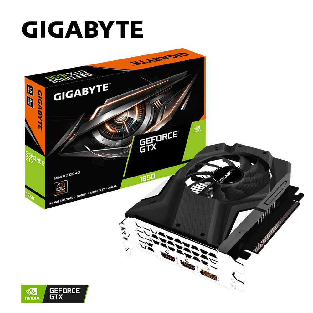 GIGABYTE GV-N1650IXOC-4GD グラフィックボード GeForce® GTX 1650 MINI ITX OC 4G - GIGABYTE Global