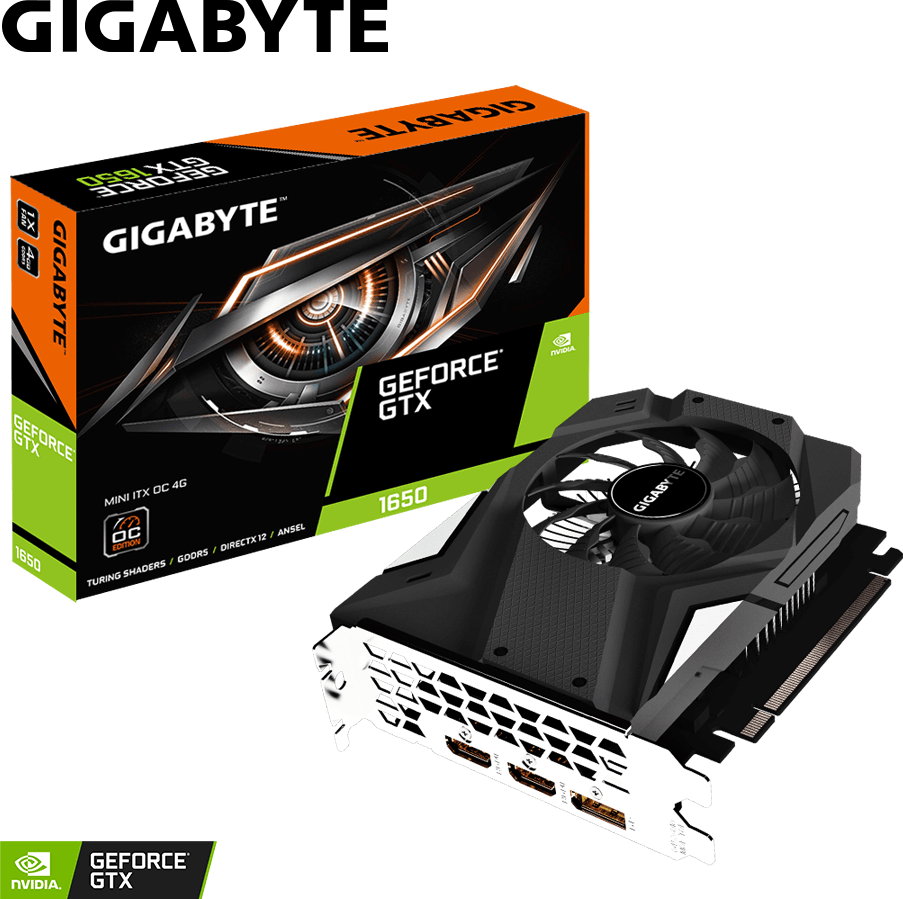 GeForce® GTX 1650 MINI ITX OC 4G - GIGABYTE Global