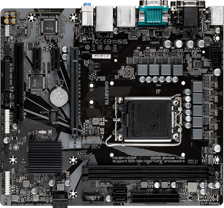 Дънни платки - H610M HD3P