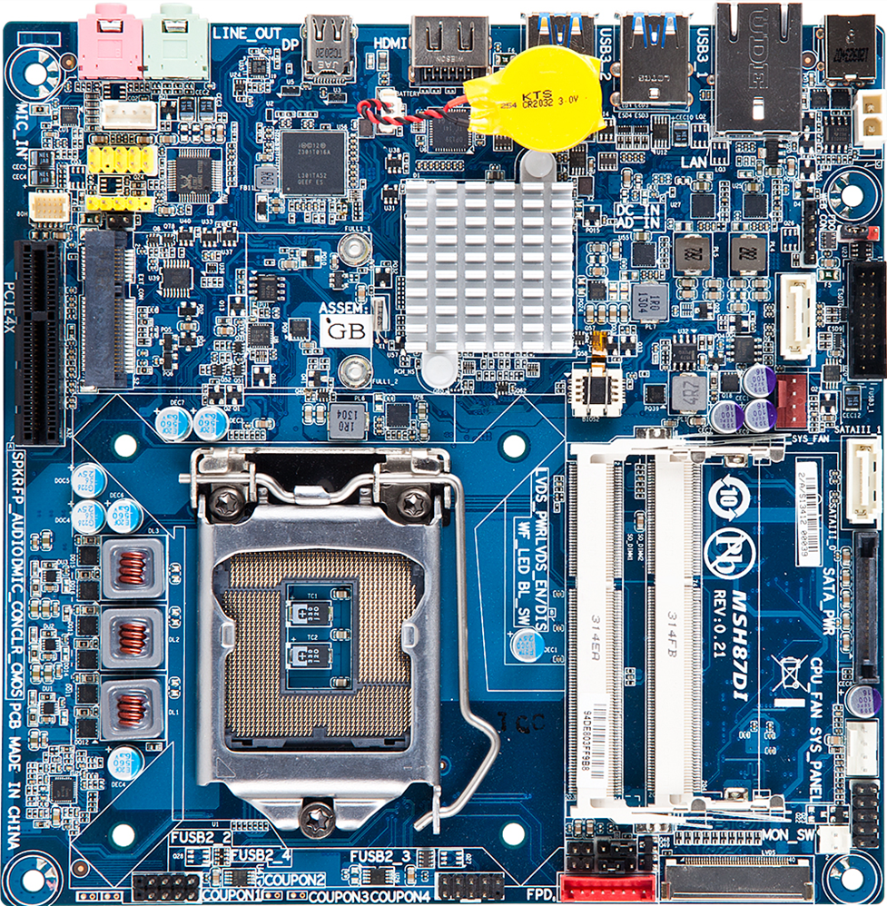 MSH87DI (Rev. 1.0) Embedded Computing - GIGABYTE Singapore