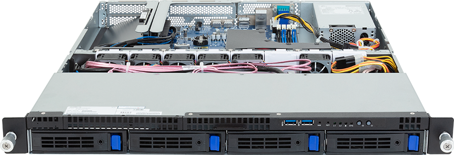 Rack Server - Intel® Xeon® 6300/E-2400 - 1U UP 4-Bay SATA - R123-X00-AA01