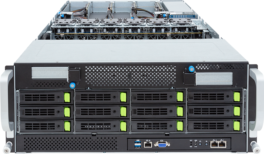 HPC/AI Server - 5th/4th Gen Intel® Xeon® Scalable - 4U DP 8 x PCIe Gen5 GPUs (with PCIe switches) - G493-SB3-AAP1