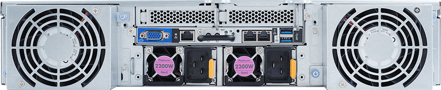 HPC/AI Server - AMD EPYC™ 7003/7002 - 2U DP 16 x PCIe Gen4 GPUs (Broadcom solution) - G292-Z43