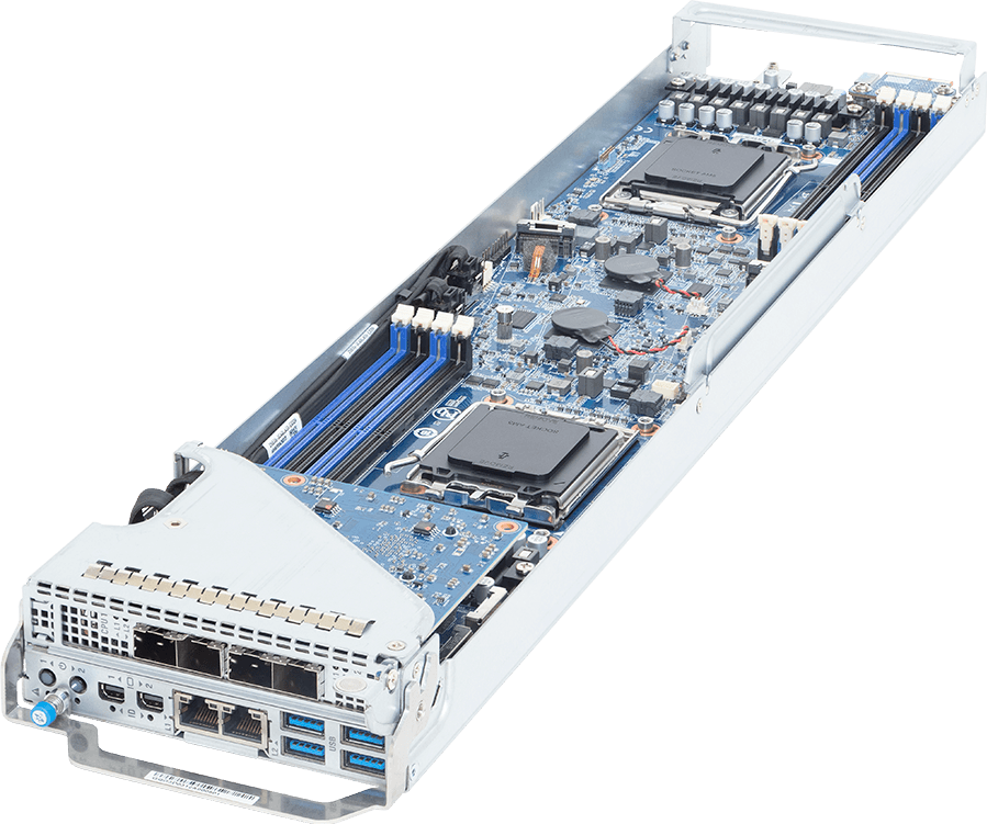 Blade Server - AMD EPYC™ 4005/4004 & Ryzen™ 9000/7000 Series Processors - 3U 10-Blade 20-Node UP - B353-C60-AAS1