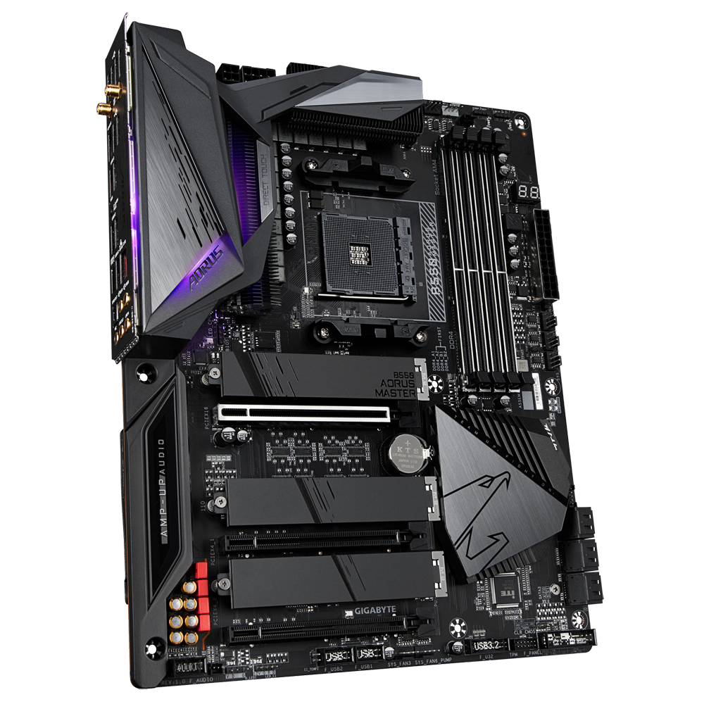 B550 AORUS MASTER - Преимущества | Материнские платы GIGABYTE