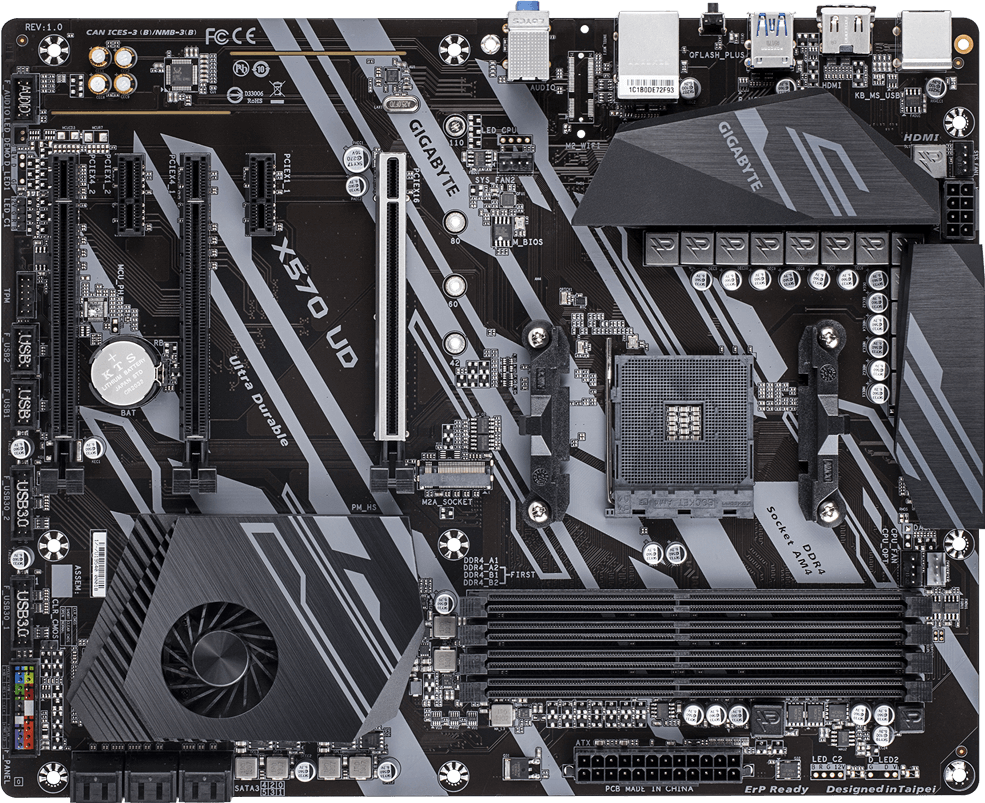 マザーボード GIGABYTE X570UD Rev1.0【AMD AM4対応】 X570 UD (rev. 1.0) 主な特徴 | マザーボード - GIGABYTE Japan