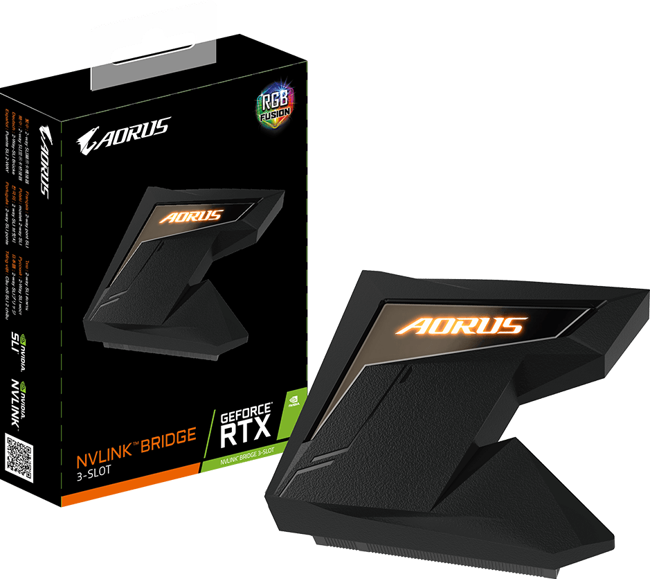 AORUS GeForce RTX 30シリーズ対応 NVLink Bridge AORUS GeForce RTX NVLINK™ BRIDGE FOR 30 SERIES - GIGABYTE U.S.A.