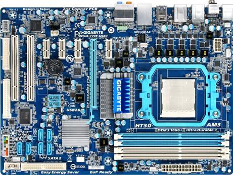 Системные платы - GA-770T-USB3