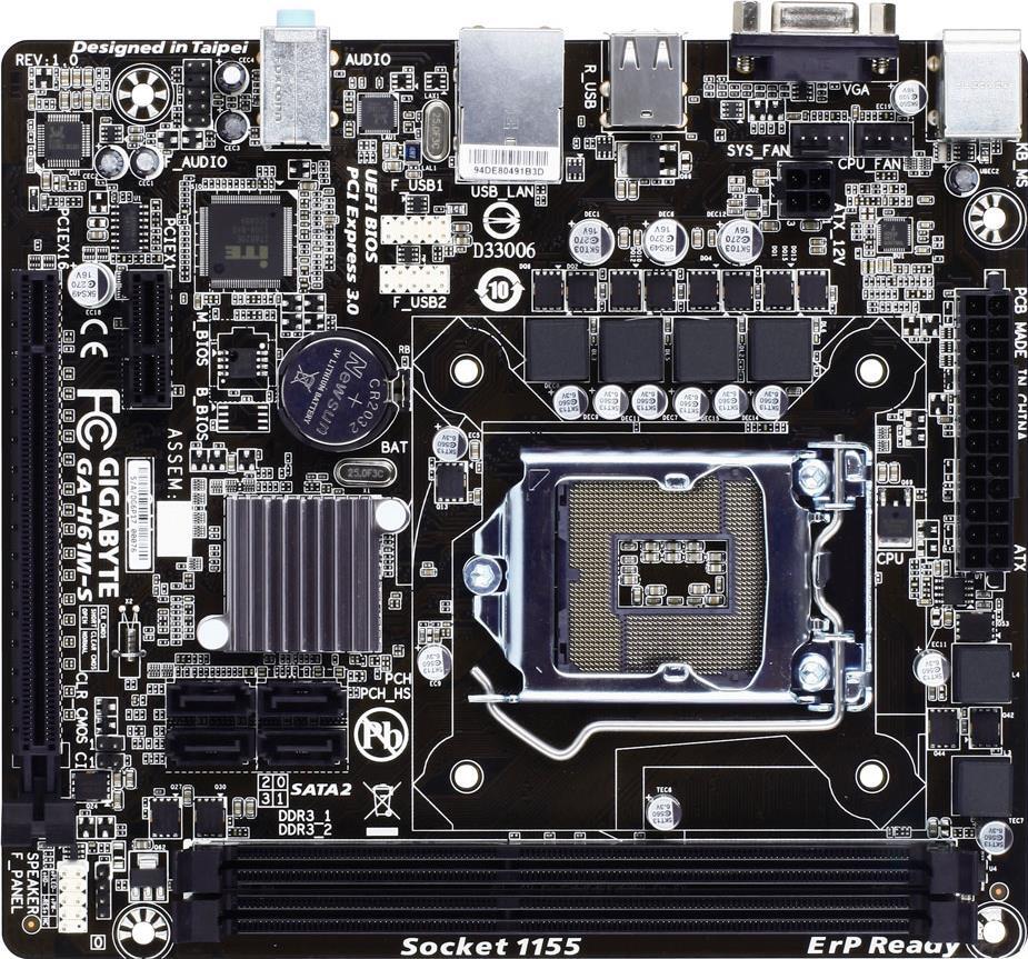 Motherboard - GA-H61M-S