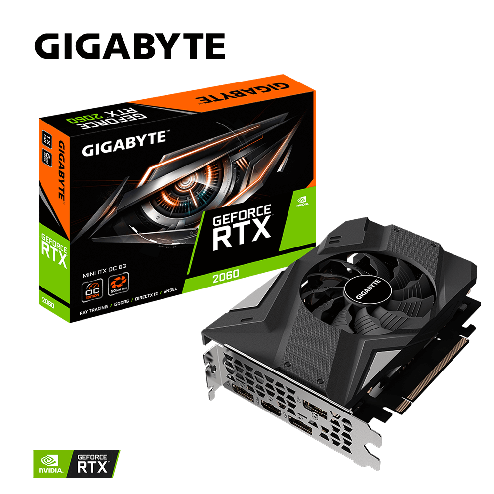 Geforce RTX™ 2060 MINI ITX OC 6G (Rev. 1.0) - GIGABYTE Global