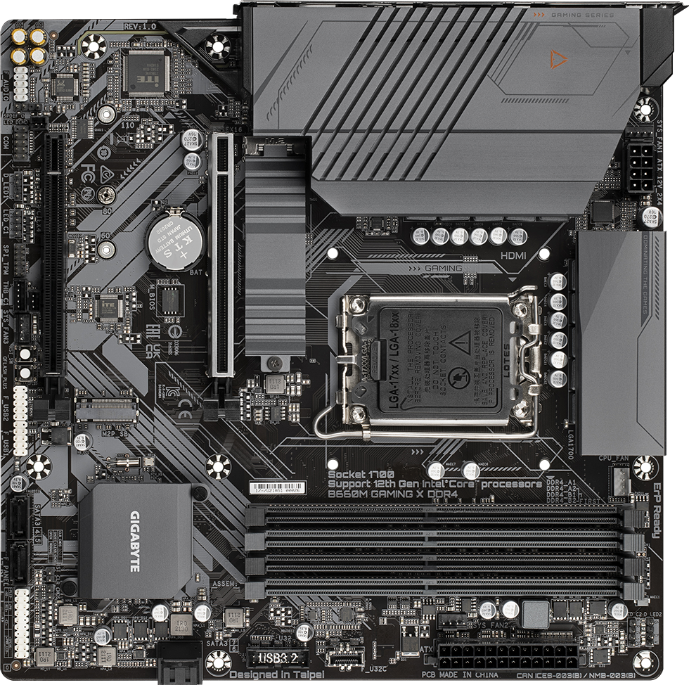 GIGABYTE B660M GAMING マザーボード B660M GAMING DDR4 (Rev. 1.0) - GIGABYTE Global
