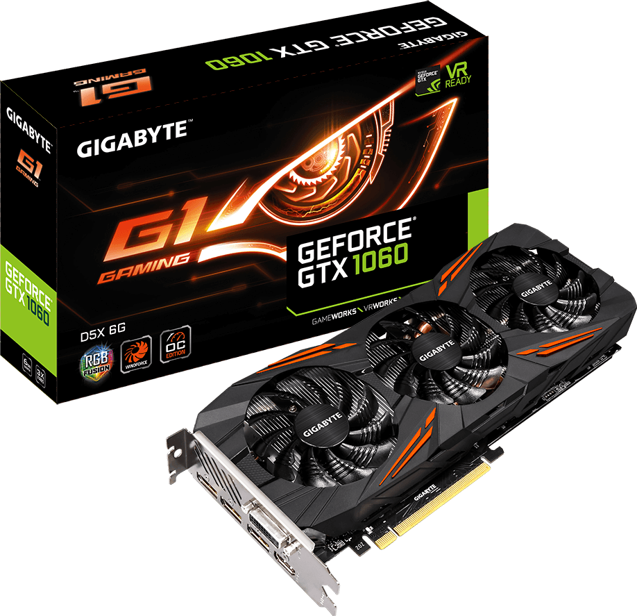 Graphics Card - GeForce® GTX 1060 G1 Gaming D5X 6G