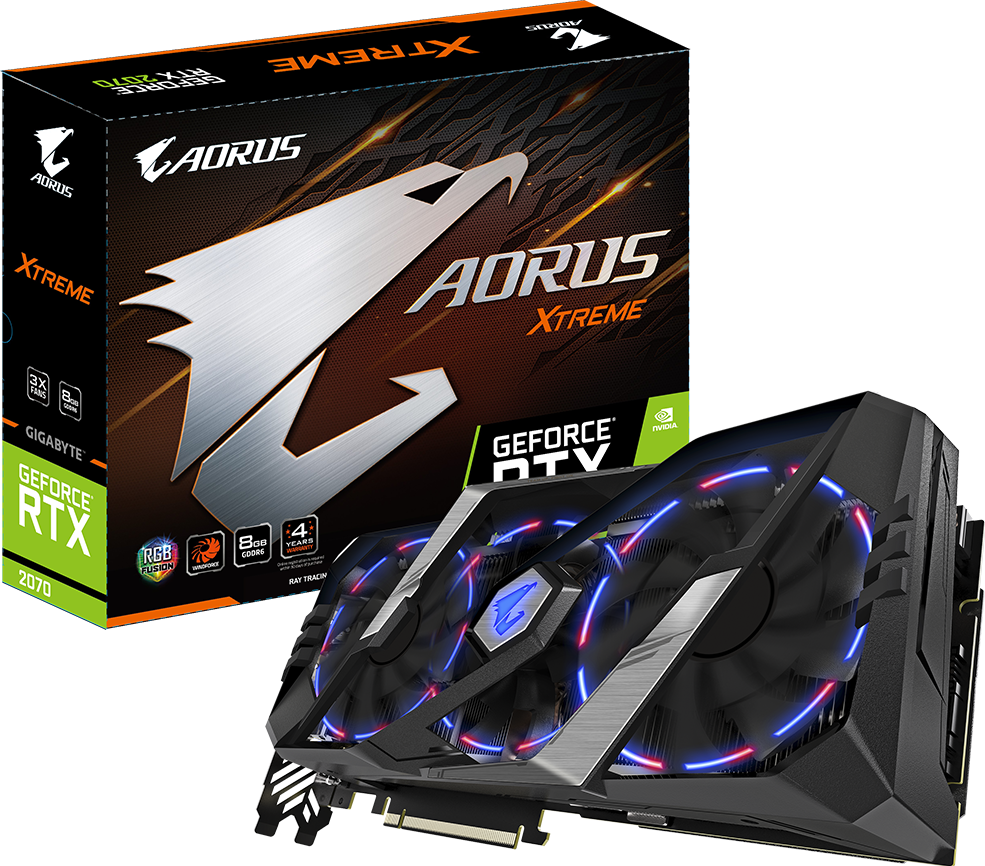 كروت الجرافيك - AORUS GeForce RTX™ 2070 XTREME 8G