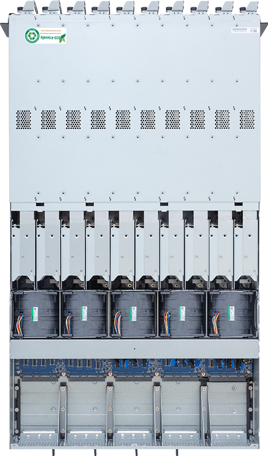 Blade Server - Intel® Xeon® 6300/E-2400 - 3U 10-Node UP 20-Bay Gen4 NVMe/SATA - B343-X40-AAS1