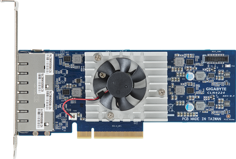 Intel® X550-AT2 10Gb/s 4-port LAN Card - CLN4224