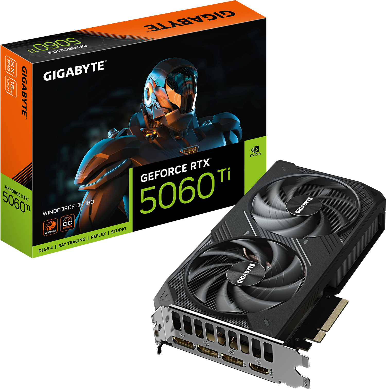 GeForce RTX™ 5060 Ti WINDFORCE OC 16G
