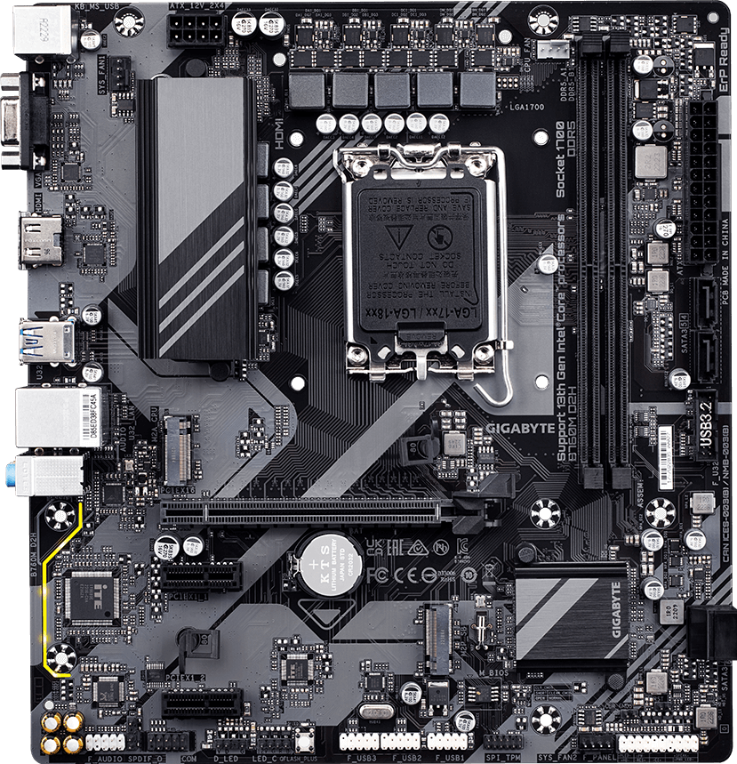 B760M D2H (Rev. 1.0) - GIGABYTE Japan