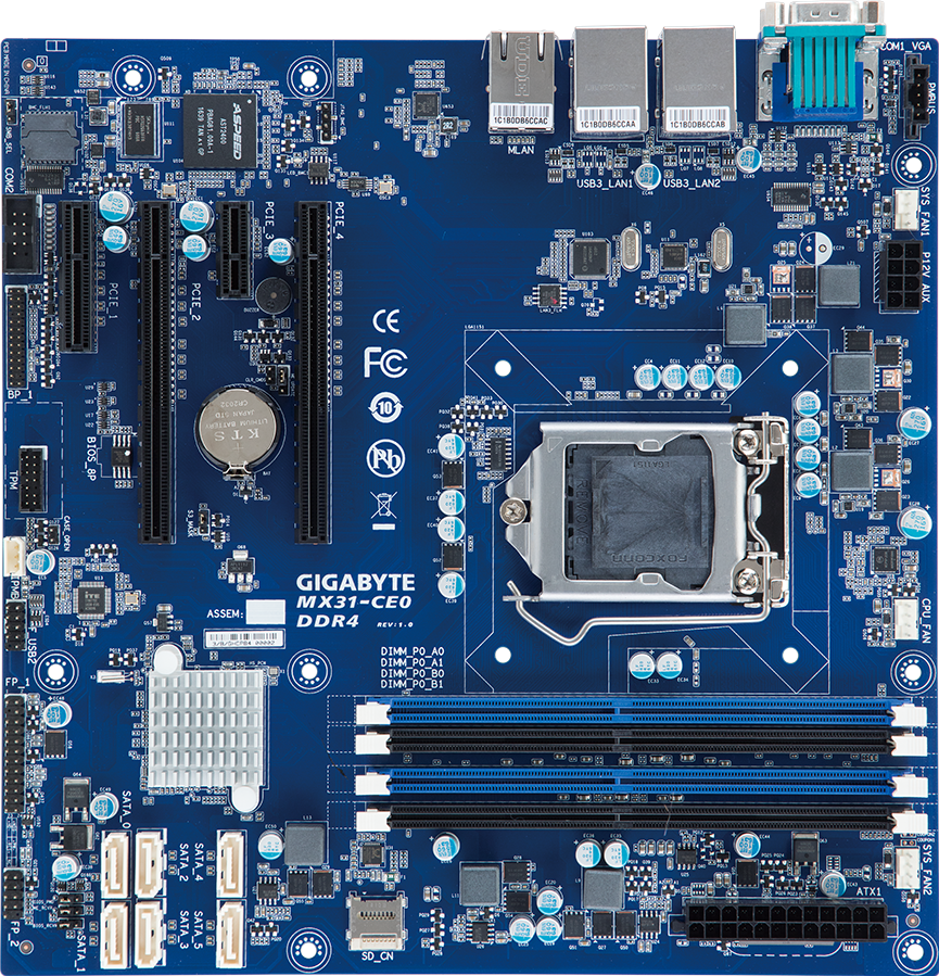 Intel® C232 chipset - MX31-CE0