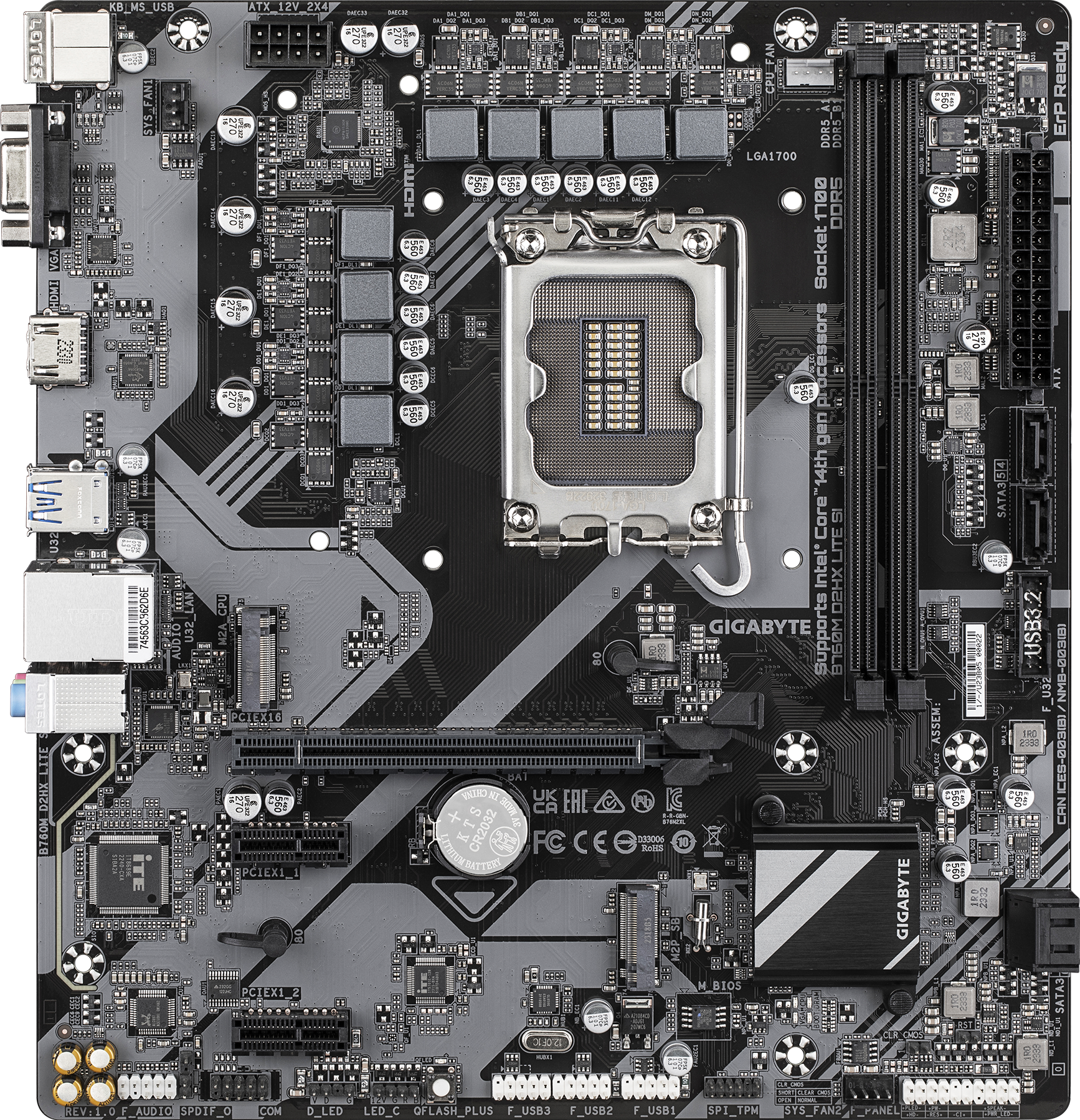 Tarjetas Madre - B760M D2HX LITE SI