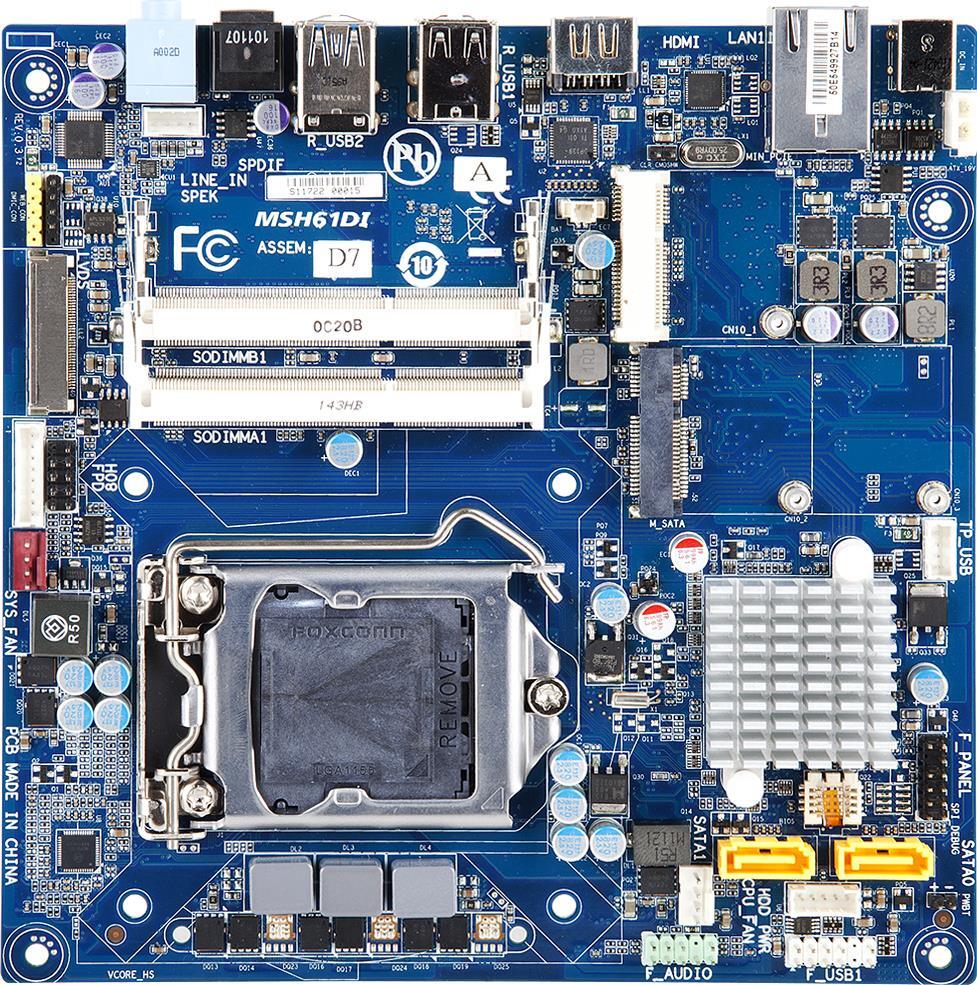 Intel® H61 chipset - MSH61DI