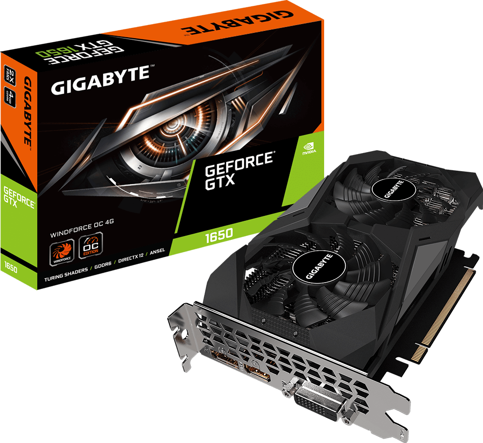 Graphics Card - GeForce® GTX 1650 D6 WINDFORCE OC 4G