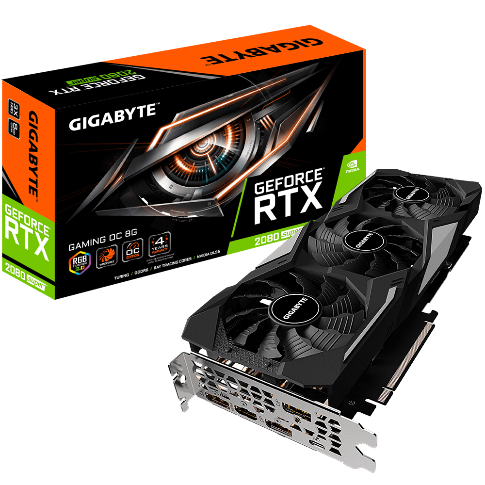GeForce® RTX 2080 SUPER™ GAMING OC 8G (Rev. 2.0) - GIGABYTE Global