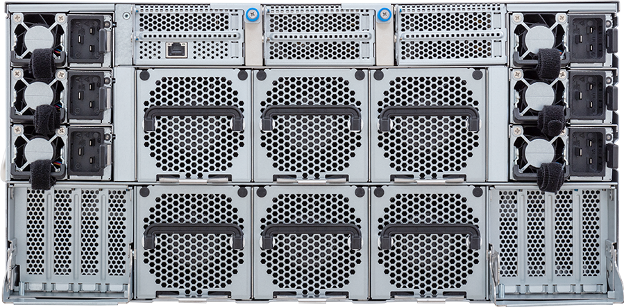 HPC/AI Server - 5th/4th Gen Intel® Xeon® Scalable - 5U DP NVIDIA HGX™ H100 8-GPU 4-Root Port DLC - G593-SD0-LAX1