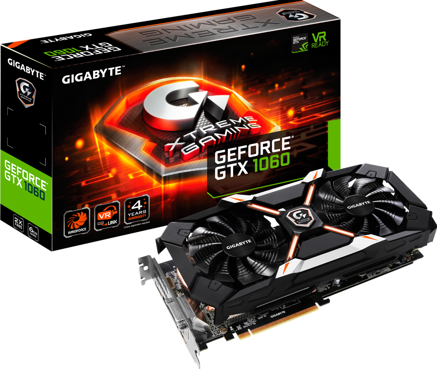 كروت الجرافيك - GeForce® GTX 1060 Xtreme Gaming 6G