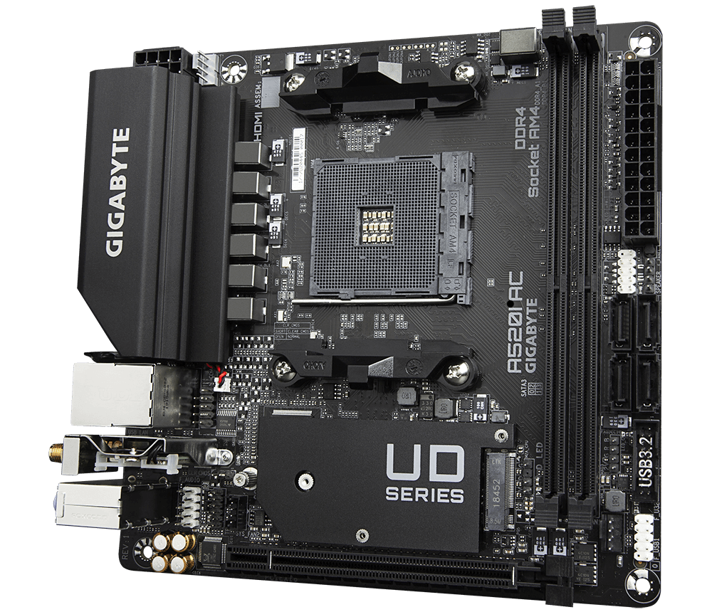 AM4 Mini-ITX A520I AC 動作確認済 A520I AC (Rev. 1.x) - GIGABYTE Global