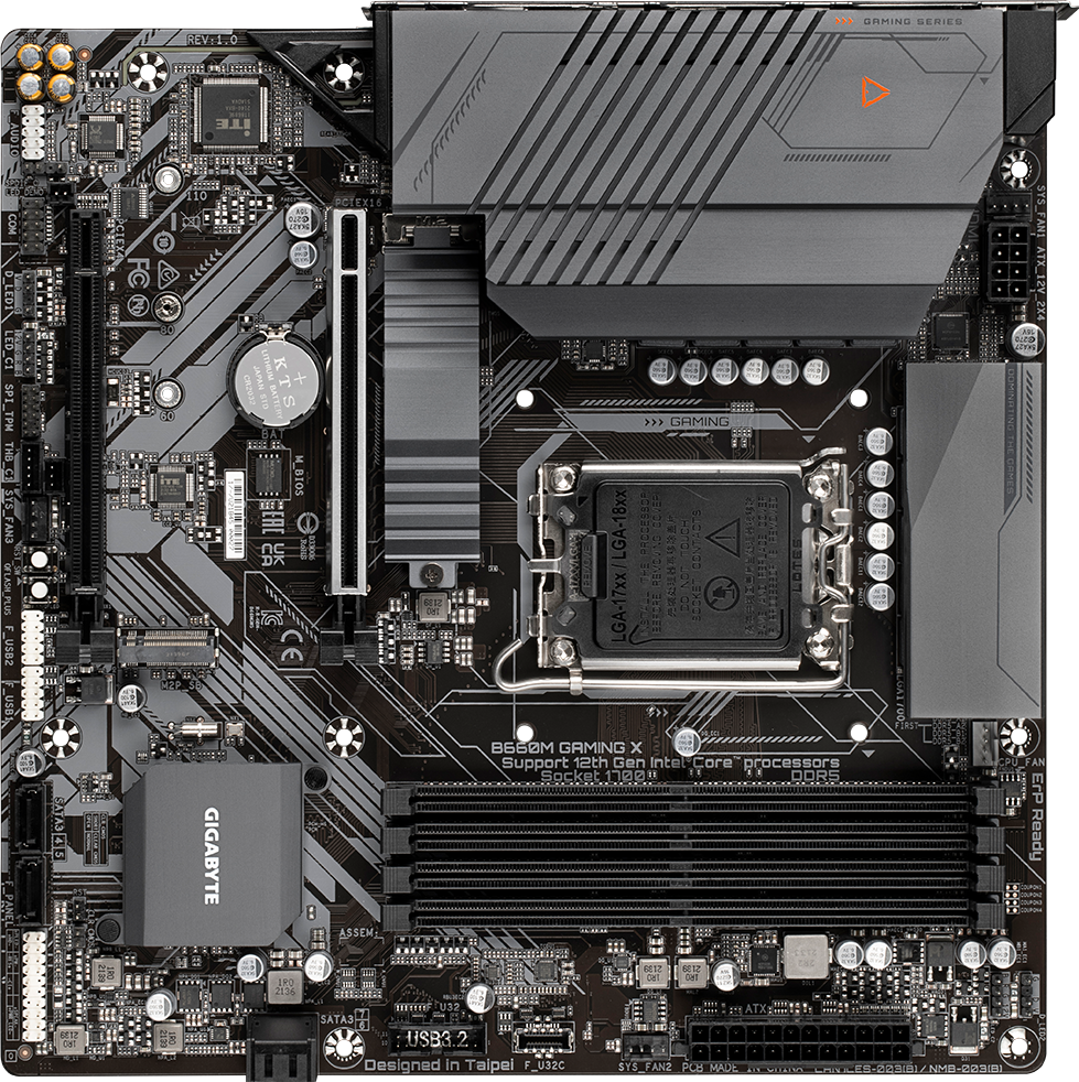 B660M GAMING X (Rev. 1.0) - GIGABYTE Global
